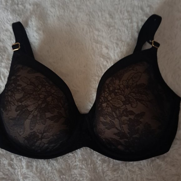 Soma Intimates lightest lift black lace bra Sz 32DD - Picture 1 of 6